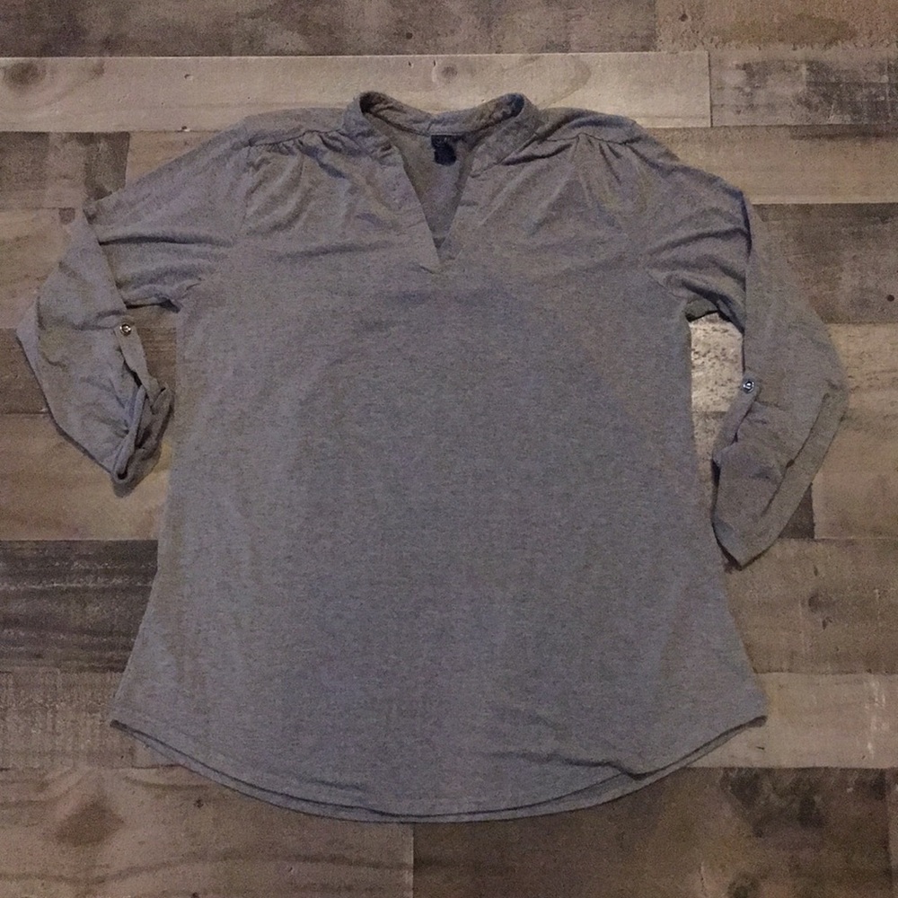 Lildy Roll-Up Sleeve Tunic